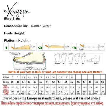 Xajzpa - Women’s Chunky Sneakers Thick Bottom Platform Vulcanize Shoes Fashion Breathable Casual